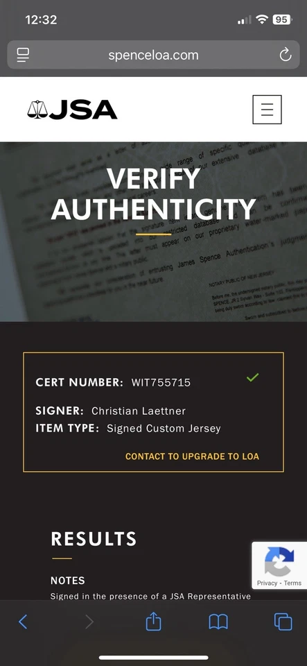 Christian Laettner Duke Custom Signed Basketball Jersey, JSA Certified, Sealed - Image 3 of 3