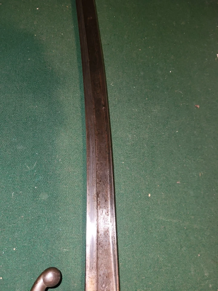 Pre-WW1 1860s French Army M1866 Chassepot Yataghan Ornate Sword Bayonet  - Image 3 of 4