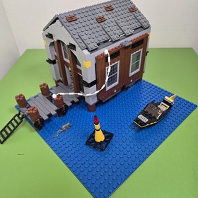 LEGO Spider-Man: Doc Ock's Hideout (4856) W/ Instructions No Harry Osborne / Box