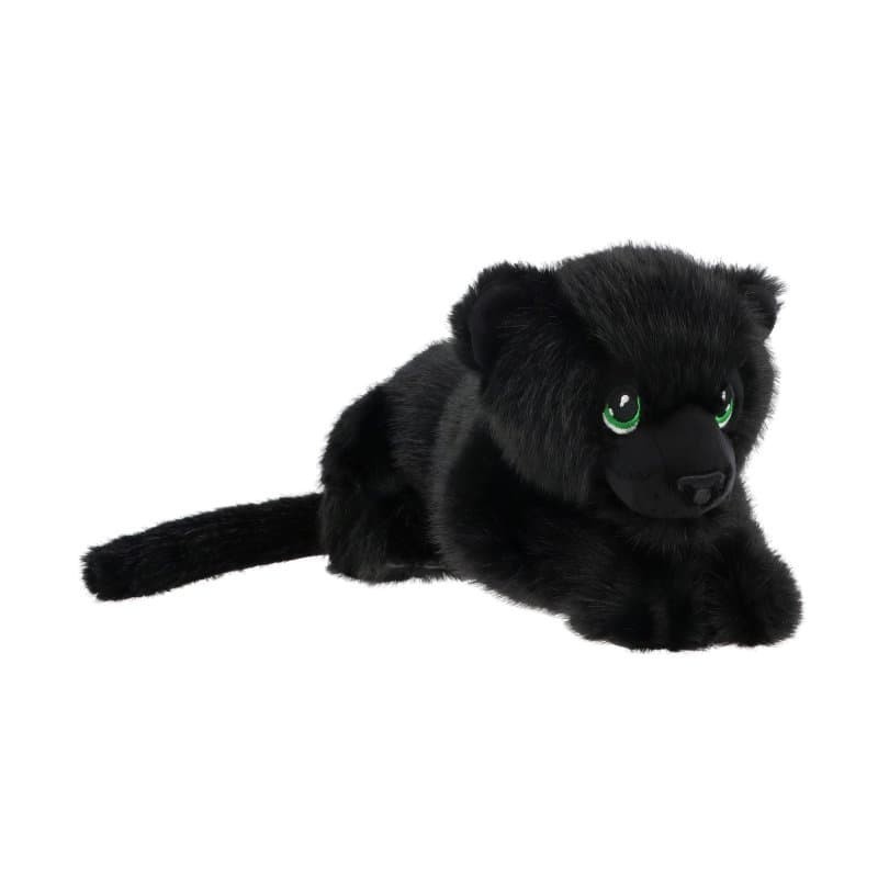 Keeleco Lion 25cm Black Jungle Cat Safari Animal Soft Toy for All Ages