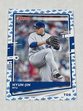 2020 Donruss Baseball Baby Shark Emoji - Hyun-Jin Ryu - Toronto Blue Jays