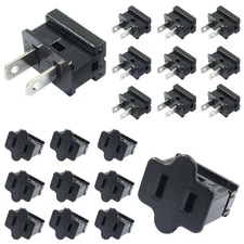 SPT-1 Vampire Plugs 20 Pack Black Male and Female Zip Electrical Connectors NEW