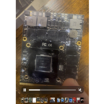 NVIDIA Graphics Card N16E-GX-A Chipset Manufacturer PCB Black GPU Model