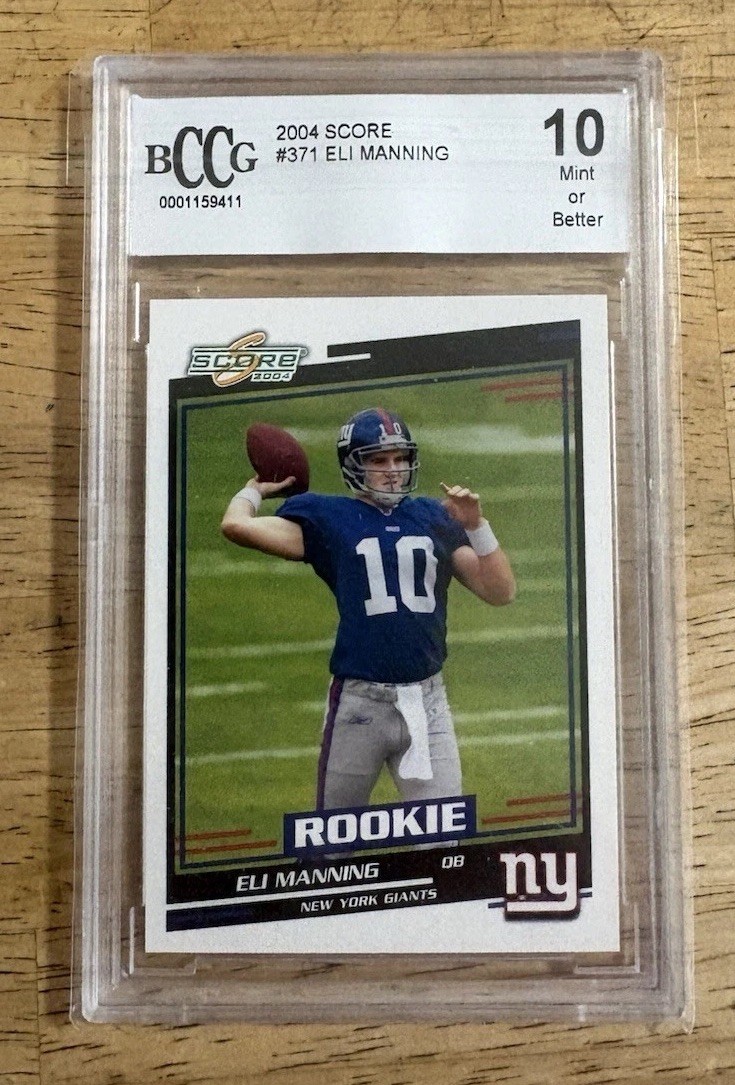 2004 Score Rookie Eli Manning #371 (RC) 