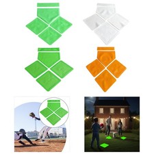5er Pack Baseball /Softball Bases, Home Plate, Pitching Rubber, Bremsgummibase,