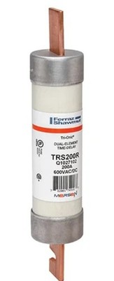 Mersen TRS200R Fuse TRS-R - Class RK5 Time-Delay 600VAC/VDC 200A Blade Tri-Onic