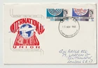 15/11/1965 UK GB FDC - Telecommunications ITU - Telephone and Globe - London EC