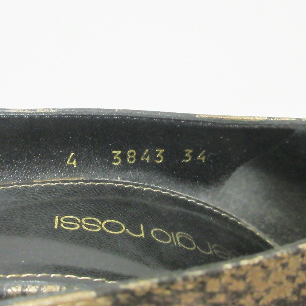 Sergio Rossi Python Pattern Pointed Toe Pumps Siz… - image 9