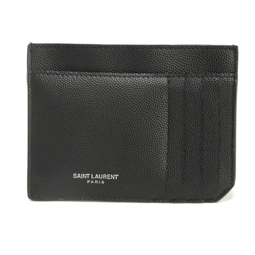 SAINT LAURENT PARIS Classic card holder 607914 BTY0N 1000 Card Case Grain ...