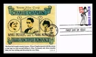 US COVER CHARLIE CHAPLIN SILENT SCREEN STARS FIRST DAY ISSUE GG CACHET