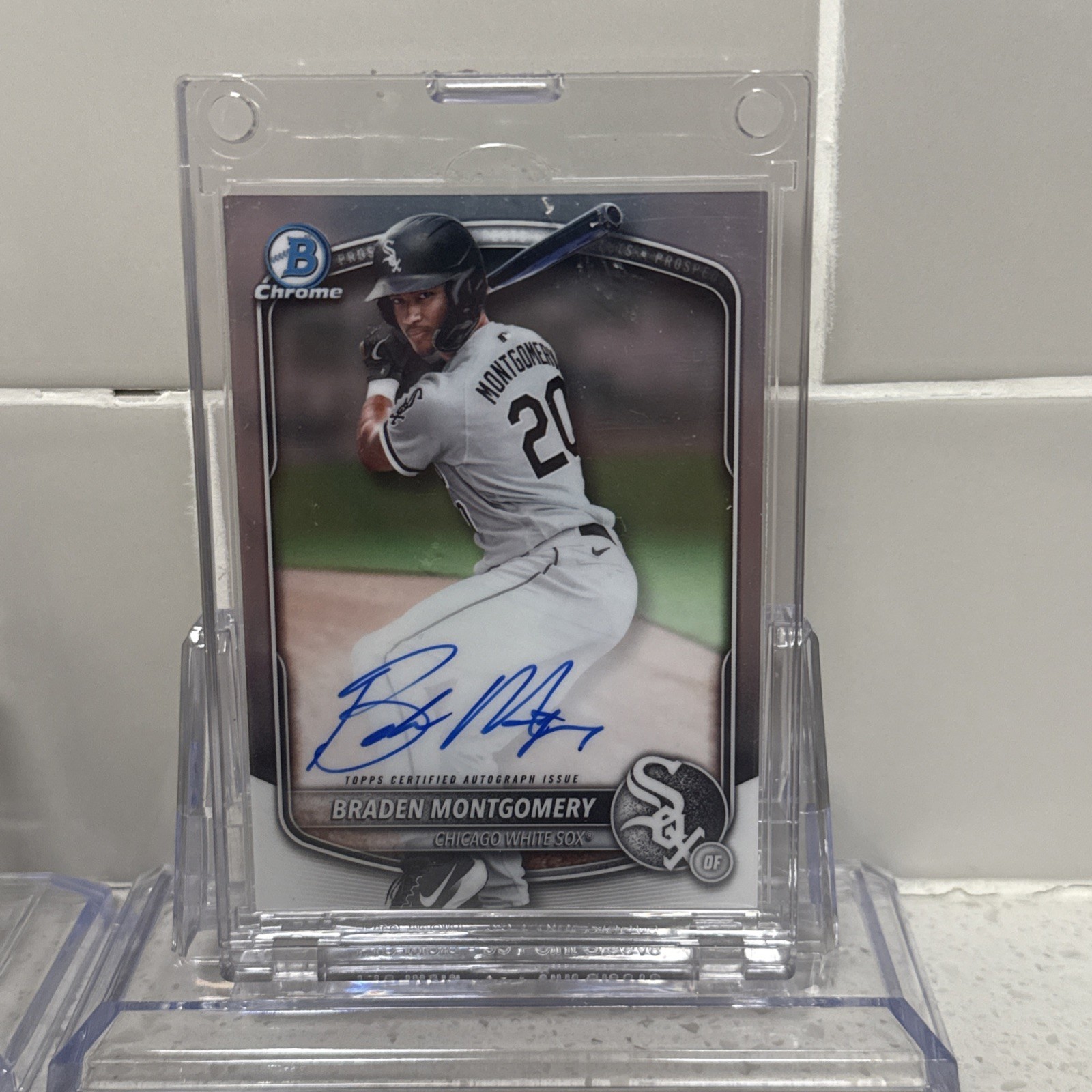 2025 Bowman - Chrome Prospect Autographs Braden Montgomery #CPA-BM (AU, RC)