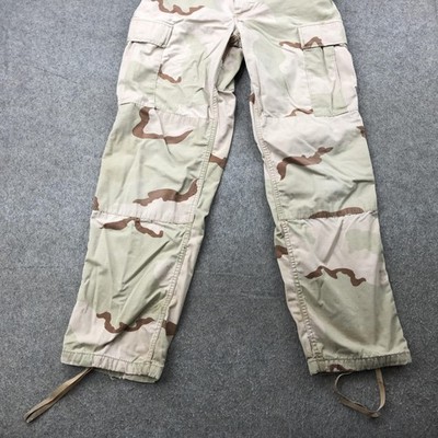 Vintage US Military Pants Mens Small Regular Desert Camo Ripstop