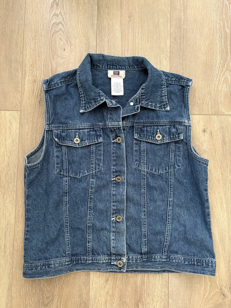 Faded Glory Denim Vests for Women for sale | eBay