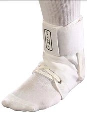 DonJoy Stabilizing Pro Ankle Support Brace, White, Large