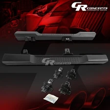 PAIR MATTE OE STYLE RUNNING BOARD STEP BAR FOR 2007-2018 JEEP WRANGLER JK 2DR