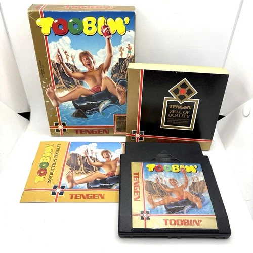 NES Toobin' (Nintendo Entertainment System, 1989) With Manual Tested