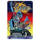 Vintage Rat Fink Tin Metal Signs Home Décor Retro American Garage with Slamming