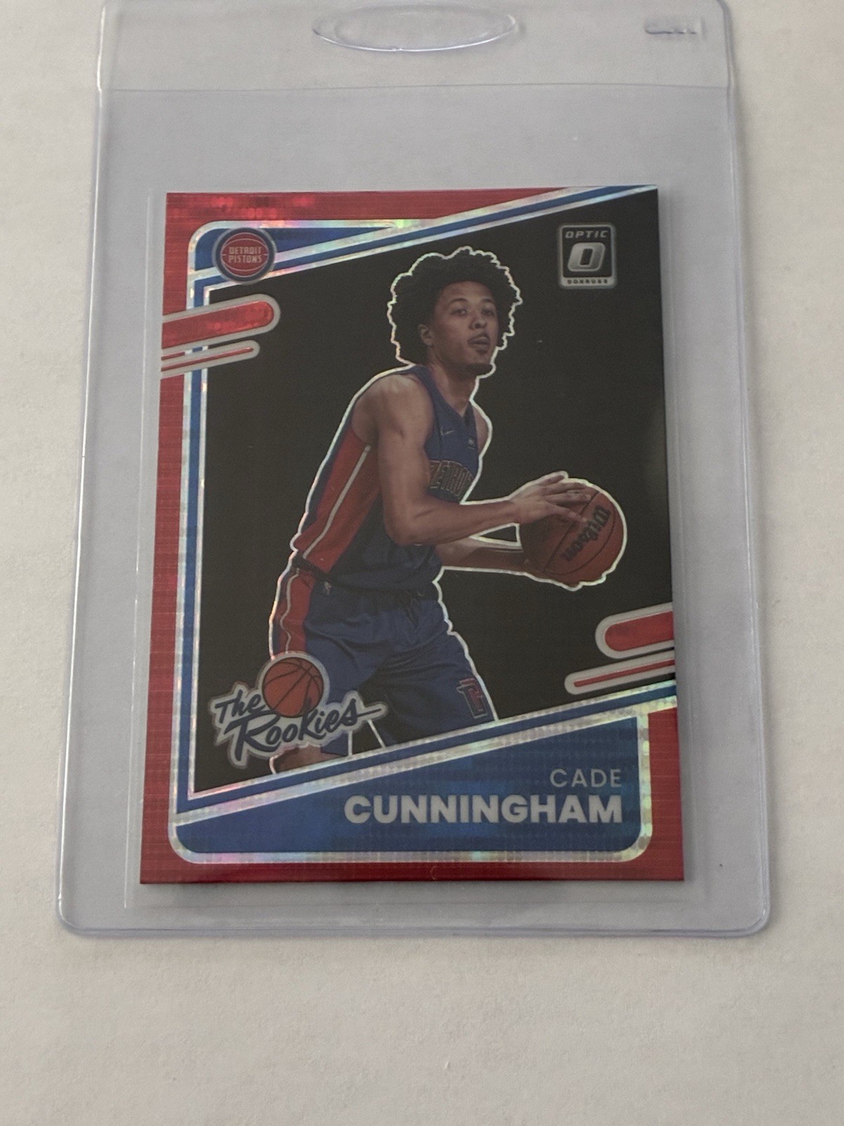 2021-22 Panini Donruss Optic - The Rookies Cade Cunningham #1 Red Pulsar...