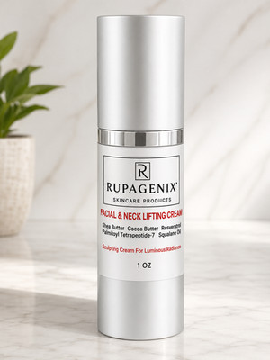 Rupagenix Facial & Neck Lifting Cream  1 OZ  (Resveratrol + Peptide + CoQ10)