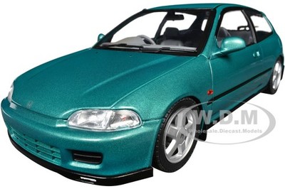 1991 HONDA CIVIC (EG6) RHD AZTEC GREEN 1/18 DIECAST MODEL BY SOLIDO S1810405