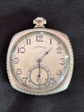 Rare Illinois 1919 A. Lincoln WGF Pocket Watch 14 K Gold Filled