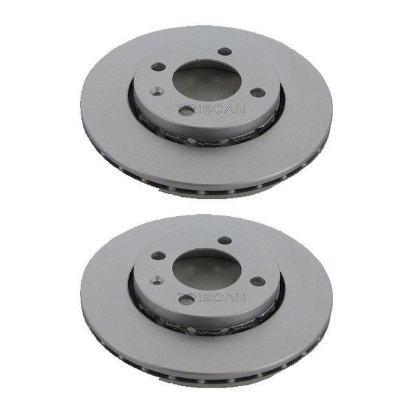 2 Bremsscheiben BelüFtet Ø 239 Mm Triscan Bremsen-Expertise FüR U.A. VW Polo-image