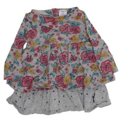 Polarn O. Pyret, Kleid, Größe: 74, Grau/Mehrfarbig, Mädchen #9Gj