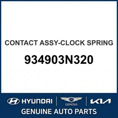 Hyundai Equus Contact Assembly-Clock Spring 2014-2015 OEM Neu 934903N320
