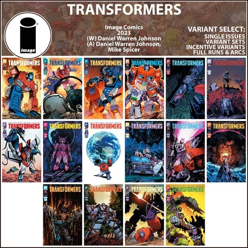 Transformers (2023) #1-10 11 12 13 14 15 16 Image Comics COVER SELECT