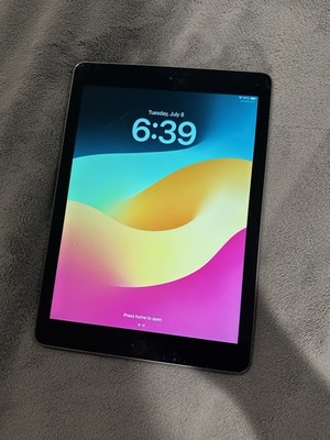 Apple iPad 6th Generation A1893 128GB, Wi-Fi, 9.7in, Space Gray