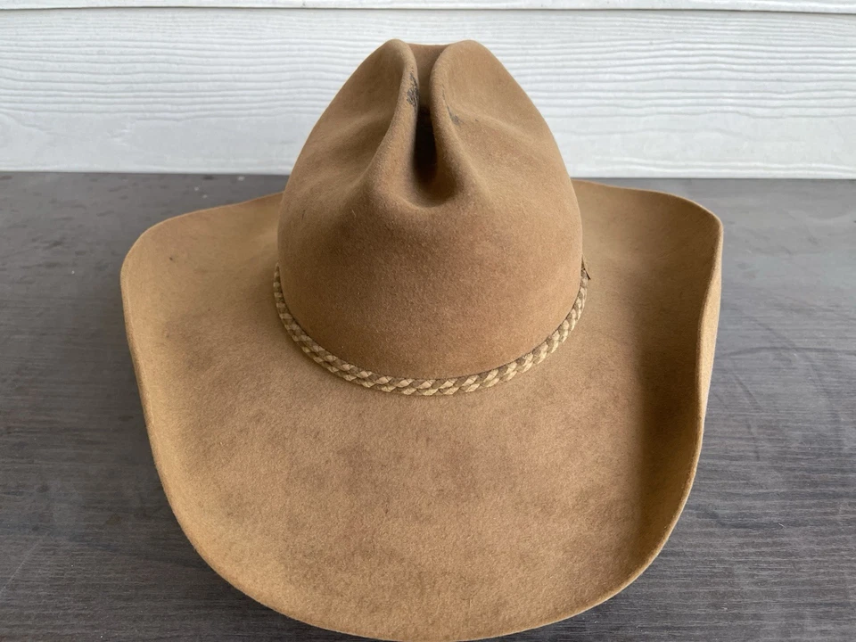 4X Resistente 6 7/8 De Colección Resistol Sombrero de Vaquero Rodeo Rancher Texas Taylor Sheridan Foto 3 de 4