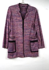 MISOOK MULTICOLOR JACKET OPEN FRONT SZ XL