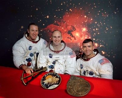 APOLLO 13 PRIME CREW PORTRAIT NASA 1969 8X10 PHOTO