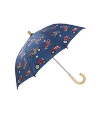 Hatley Boys' Printed Umbrellas One Size Red Farm Tractors