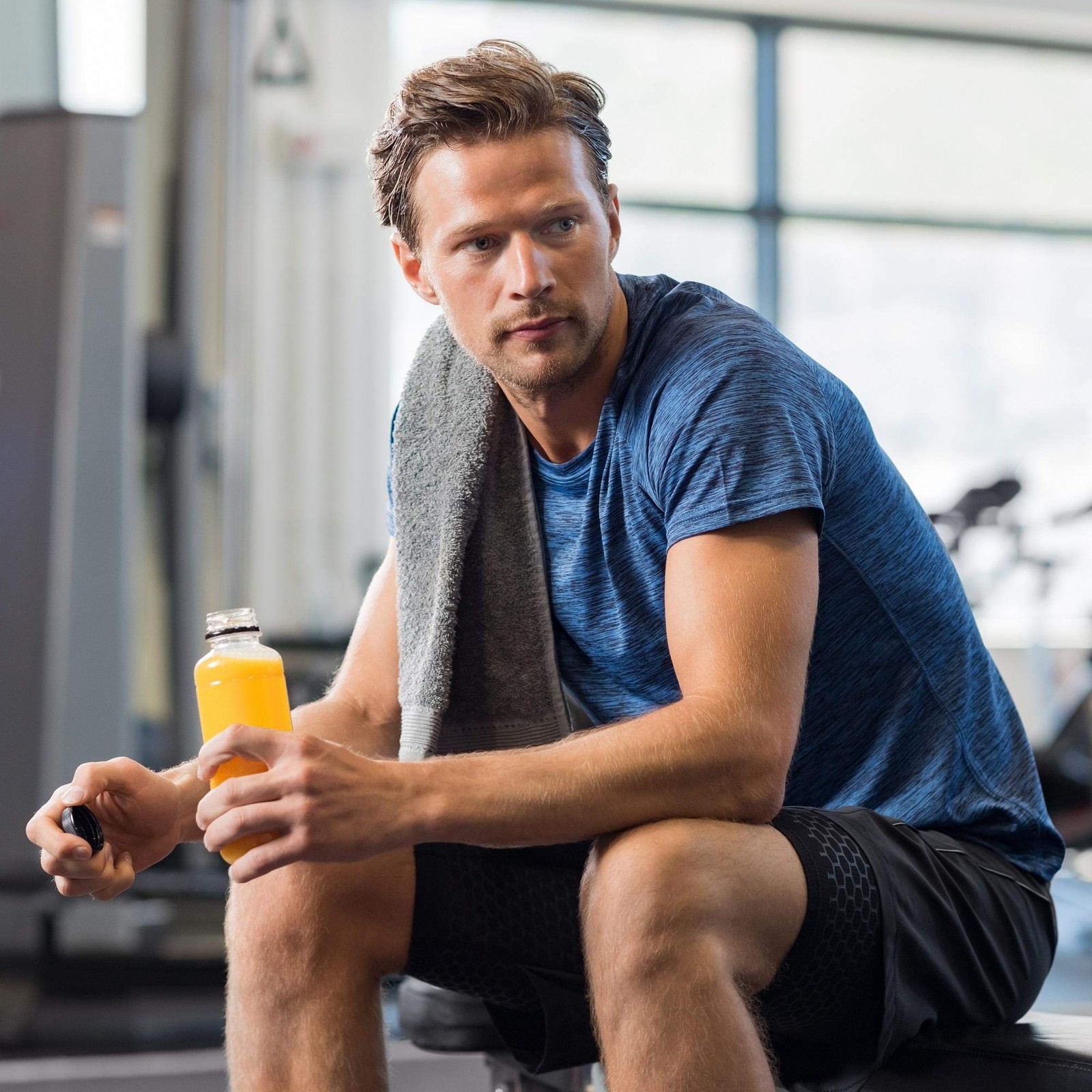 Workout Shirts for Men, Moisture Wicking Quick Dry Active Athletic Men's Gym ...