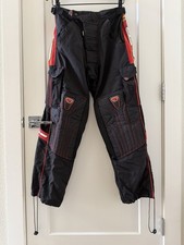 Pronto Paintball Pants Men's Black and Red Tactical Cargo Pants Size S