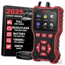 Professional OBD2 Scanner Diagnostic Tool Check Engine Code Reader Red