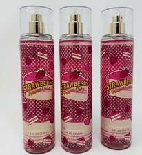 3 STRAWBERRY POUND CAKE BATH BODY WORKS FINE FRAGRANCE MIST BODY SPRAY 8OZ