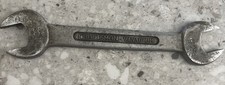 Vintage Craftsman Vandium Double Open-End Wrench 1031 Made In USA 7/8, 25/32