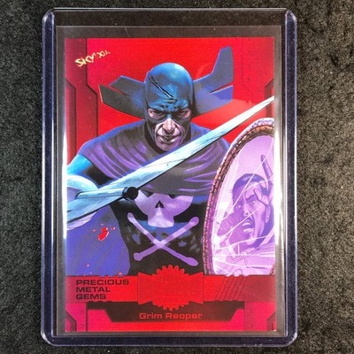 2024 Marvel Metal Universe Avengers GRIM REAPER Precious Metal Gems Red 7/100