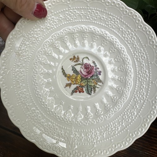 SPODE JEWEL COPELAND Heath & Rose Teacup & Saucer 2 Sets Avail England VGC - Picture 3 of 8