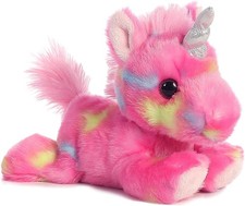 Aurora Bright Fancies Plush - Jellyroll Unicorn, 7"