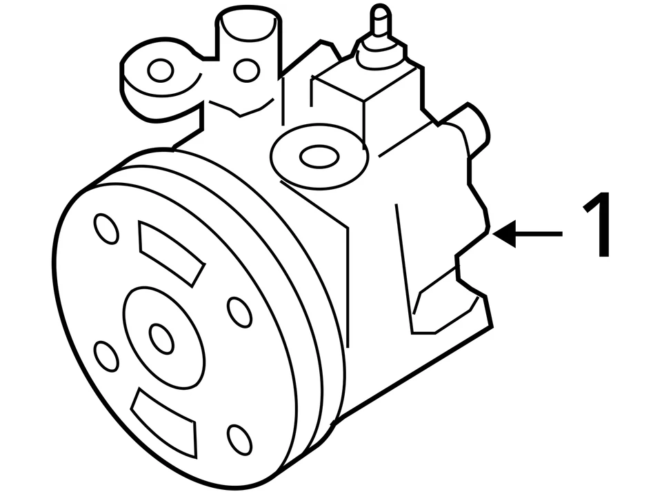 Power Steering Pump Fits 05 SAAB 9-2X 1378770 Foto 4 de 4