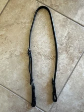 Bobby’s English Tack Black Leather Dressage Braddoon Hanger Horse Size