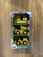 John Deere Farm Vehicles Kids Toy Trucks 3-Pack Lights Sounds Pretend Play New !