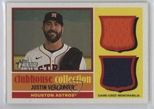 2025 Topps Heritage Clubhouse Collection Dual Relics Justin Verlander hw6