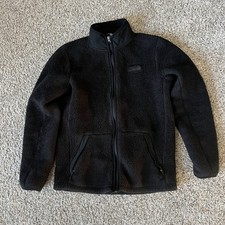 The North Face Black Jacket Winter Boys XL 18-20 Full Zip Fleece