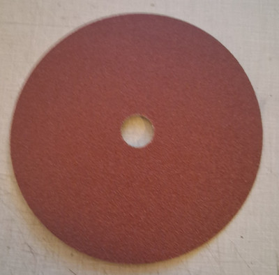 7 INCH, 60 GRIT ABRASIVE DISC WITH 7/8 HOLE, 10 PIECES, SG, F944,