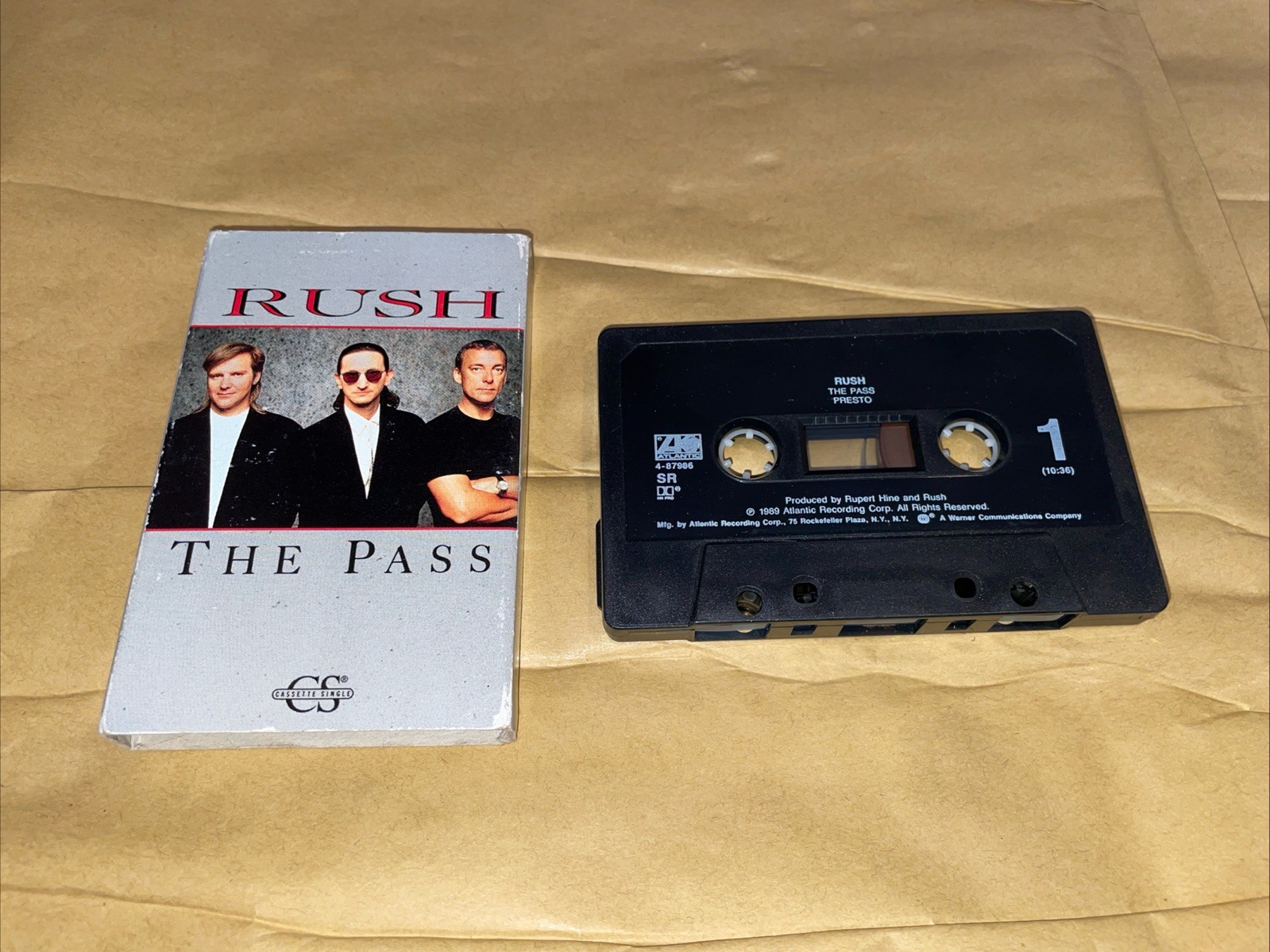 Rush - The Pass - 1989 Cassette Single USA Import Vgc+/ex