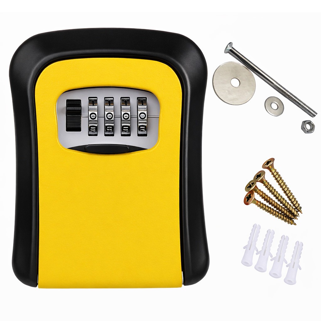 Key Safe Box 4 Digit Wall Mounted Outdoor High Security Code
